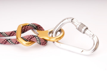 Naklejka premium Part of climber's equipment