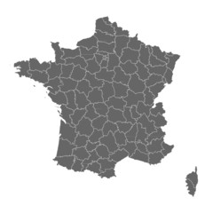 landkarte frankreich