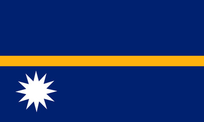 nauru fahne flag