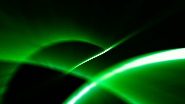 Abstrakte Animation aus Lichtstrahlen und Wellen