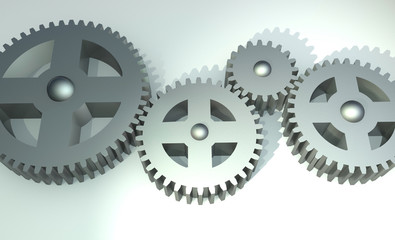 Cogs Meshed Together