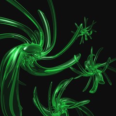 green glass design background