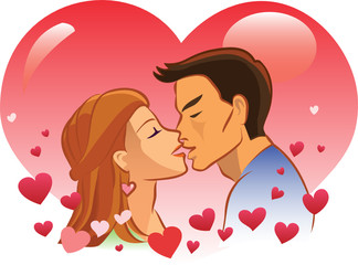 Saint Valentine's Day Kiss