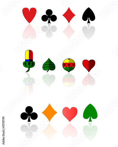 Symbole Kartenspiel Symbole Kartenspiel