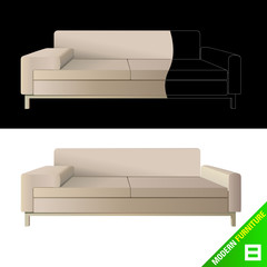 modern furniture 8 vector
