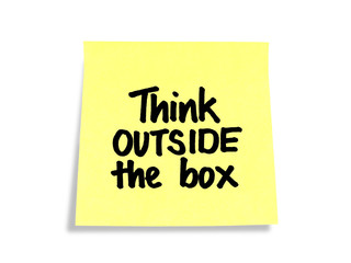 Stickies/Post-it Notes: Think Outside the Box
