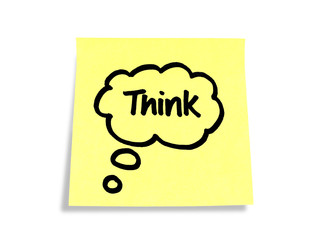 Stickies/Post-it Notes: Think