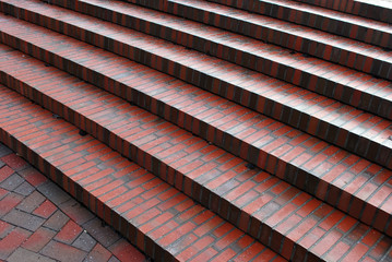 Grosszügige Steintreppe