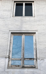 Hausfront und Fenster