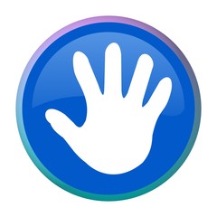 Web button - hand