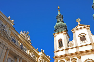 Fototapeta na wymiar Jesuitenkirche, Wien