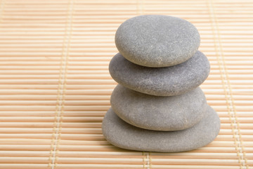 Fototapeta na wymiar balanced stones