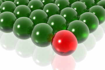 red leadership of business team