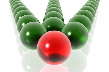 red leadership of business team