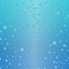 Gradient background in blue and green with waterdrops