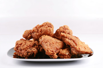 Plate of fried chicken