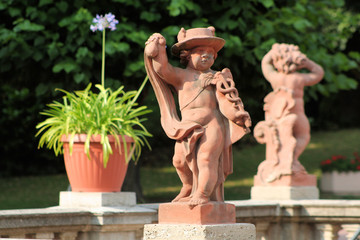 Putten im Kurpark von Bad Lauchstädt