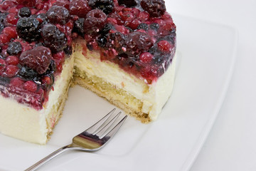 Waldfruchttorte
