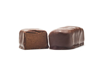 Chocolate candy with filling