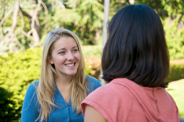 Obraz premium Student on campus