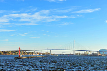 Fototapeta na wymiar Stralsund, Rugia Most