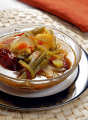 Sopa de nopales. México