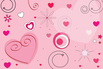 Symbols with hearts