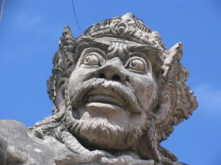 Fototapeta premium Sculpture d'un Dieu à Bali