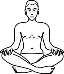 Lotus Yoga pose 010