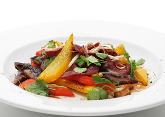 Salad with Fillet of Duck Breast