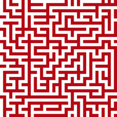 Seamless maze pattern