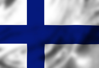 Obraz premium Flag of finland