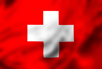 Fototapeta premium Swiss flag