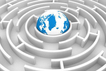 Achievement of the purpose. 3D image