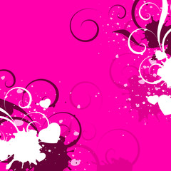 pink love background