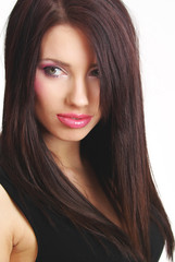 Naklejka premium Portrait of a beautiful woman