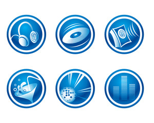 Set of party icons