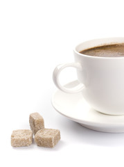 coffee cup and sugar