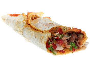 Doner kebab.