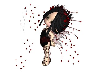 Cute Toon Valentine Fairy - 2