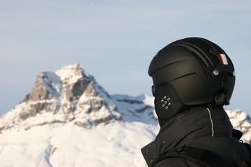 Fototapeta na wymiar Ski Helmet