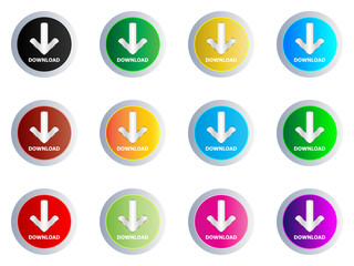 download buttons different colors