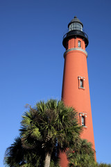 Lighthouse and Palms