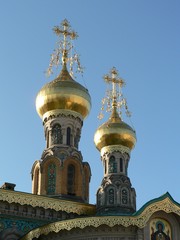 Fototapeta na wymiar Darmstadt-Russische Kapelle Detail 04