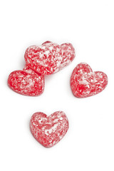Valentine Heart's on white background