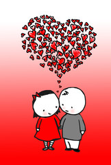 l'amore in rosso