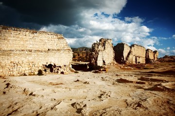 Ancient wall ruins