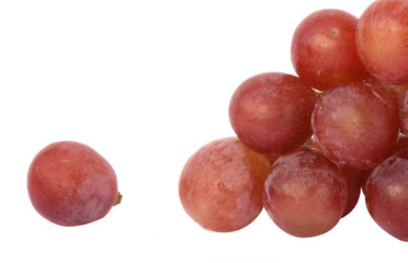 Grapes isolated on white background