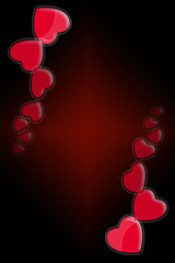 Valentinstag is german and love Saint Valentine's Day english