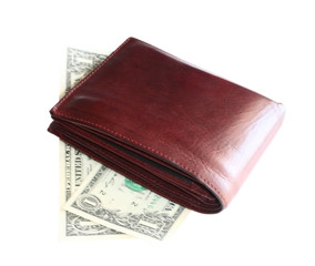 Wallet with money